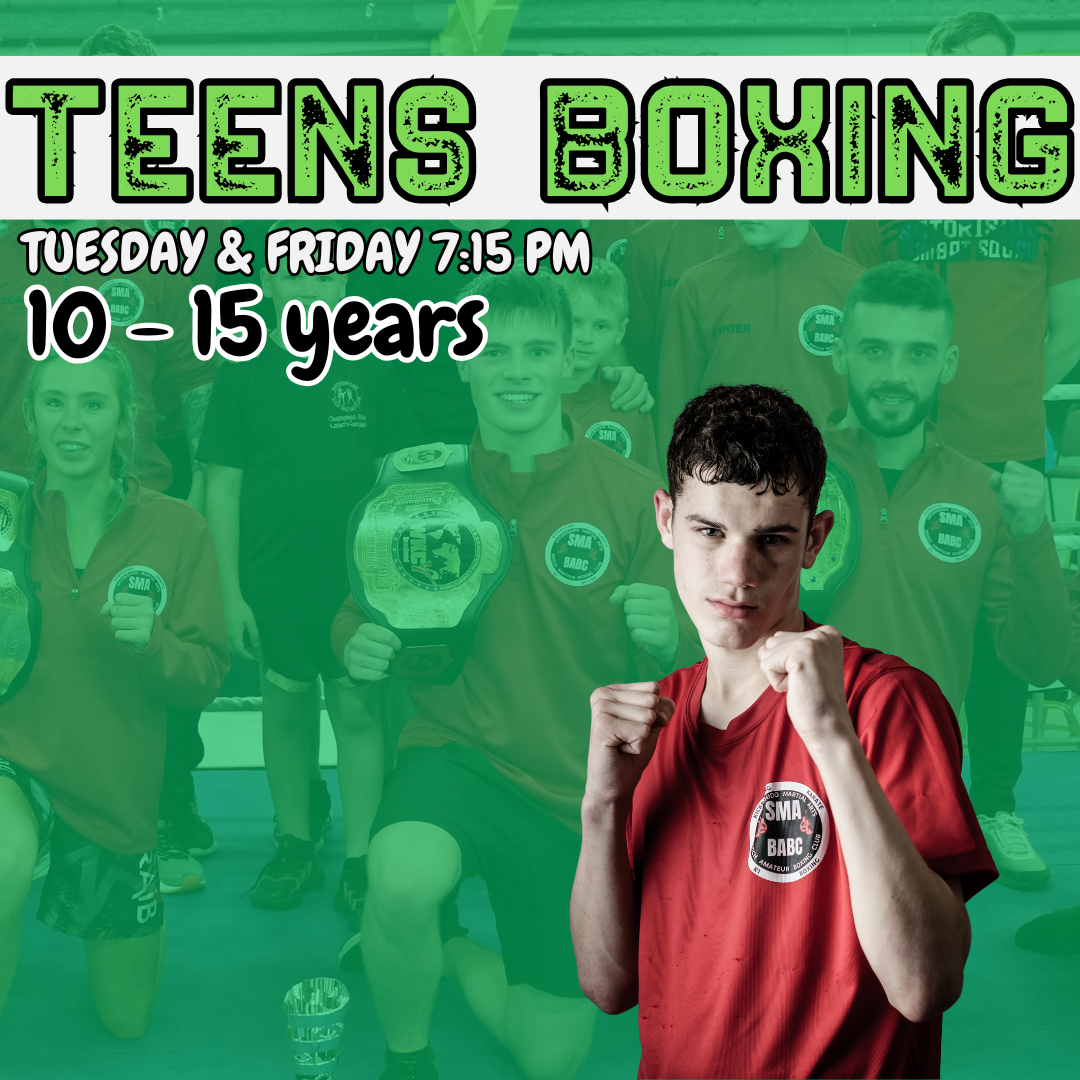 Teens Boxing - FRIDAY Monthly Payment - fraserburgh fitness centre