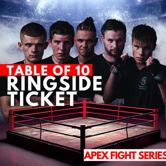 Fight Night Ringside Table (Table of 10) - fraserburgh fitness centre
