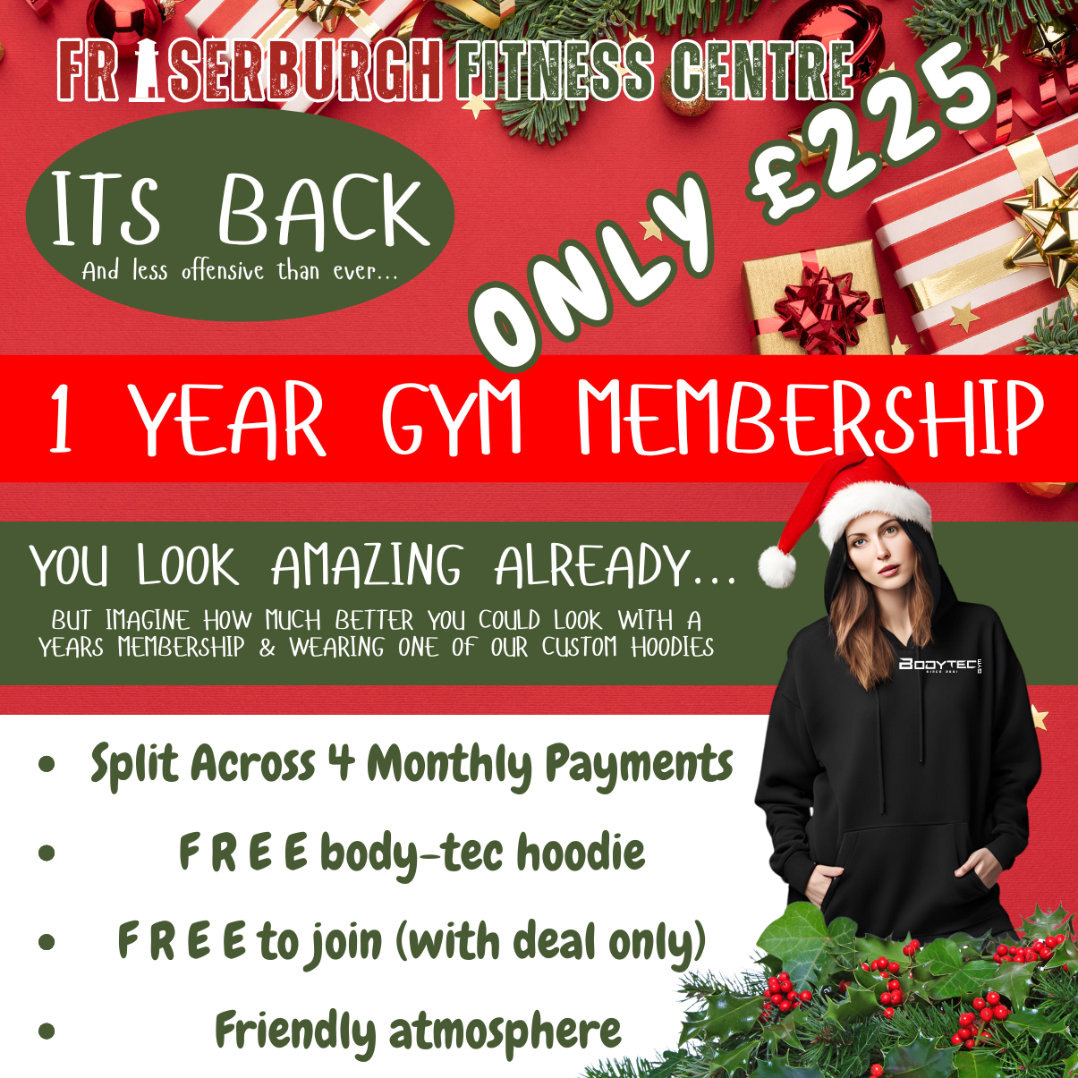 Christmas Special Yearly Gym Membership